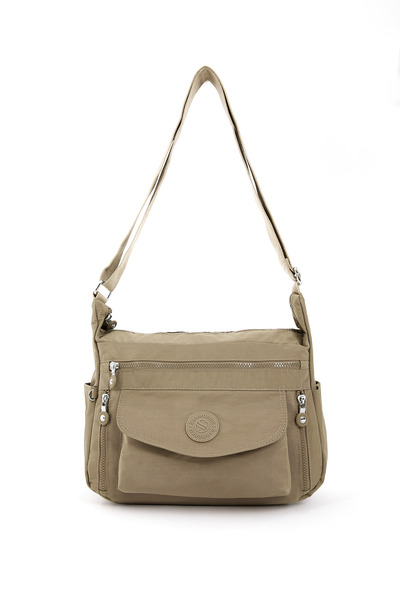 Sanmorris Women's Parachute Fabric Shoulder Bag Multi-Compartment Lightweight...