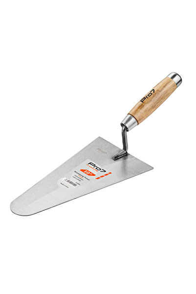 Lawazim مجرفة قياسية Pro7 بمقبض خشبي - 10 بوصة - شفرة مثلثة الحواف الدائرية ل...