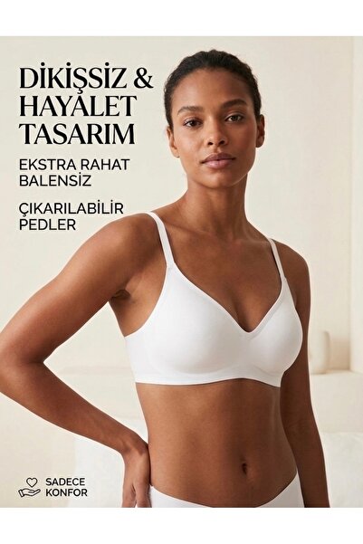 La Madame Ten Rengi Hayalet Balensiz Dikişsiz Görünmez Sütyen