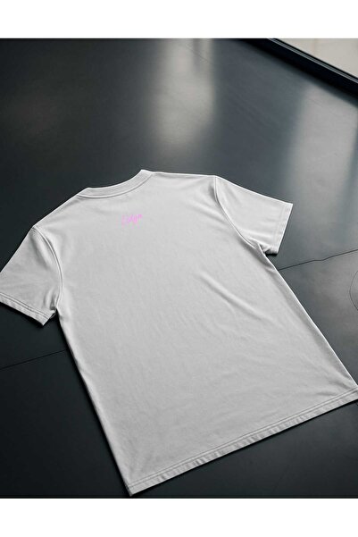 BaisheDesign Manifest Özel Baskılı Kısa Kollu Süliet T-shirt