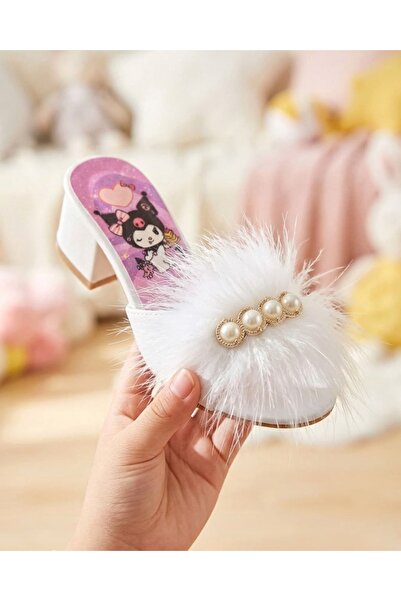 Surpie Shoes Girls' Character Slippers, Children's Heeled Slippers