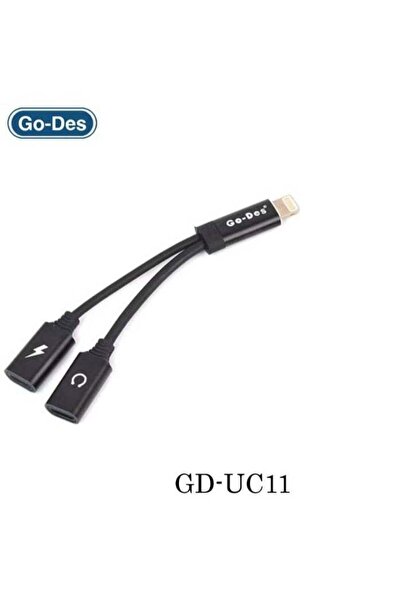 Go-Des محول لايتنينج مزدوج GD-UC11 – محول USB-A و USB-C لأجهزة iPhone/iPad، ش...