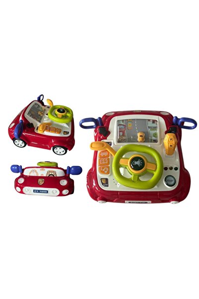 ADIRI SHOP Mașină cu volan interactiv jucărie copii, activități cu lumini și ...