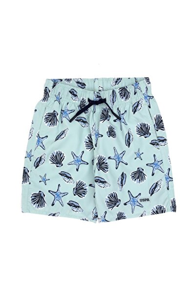 U.S. Polo Assn. Αγορίστικο σορτς κολύμβησης Aqua Green