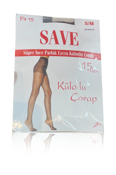 SAVE Süper İnce Parlak Likralı Külotlu Çorap Ten Rengi