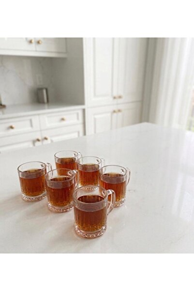 BARDAKÇI 6'lı Kulplu Cam Bardak