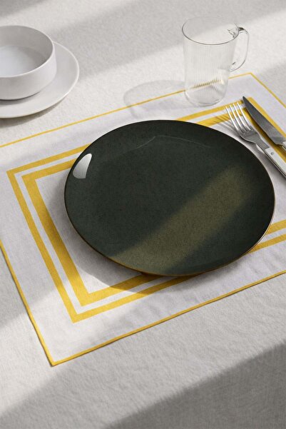 dekomall home & living Σετ Αμερικάνικης Σερβίτσιας 6 τεμαχίων με Λεπτομέρεια ...