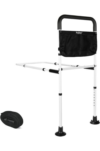 details Kajkey adjustable bed frame, 72–87 x 77–92 cm, storage pocket, tool-f...