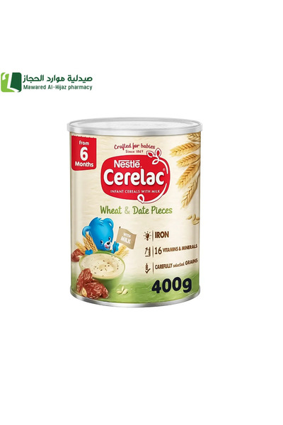 Nestle سيريلاك حبوب القمح بقطع التمر 400 جم