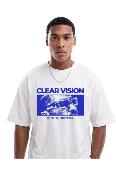 LORVEX Tricou unisex supradimensionat, 100% bumbac, imprimat, croială confort...