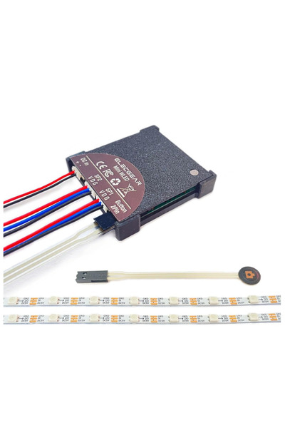 OEM Kit DIY ElecGear,ESP32,Mini WLED pentru PS5 și PC, controler WLED SoundRe...