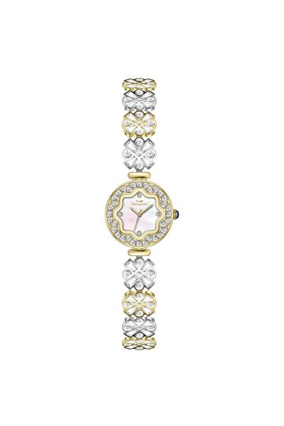 marblino Marbleeno Gold Women's Watch Luxury Stainless Steel Rhinestone Watch