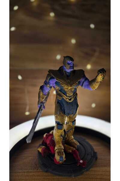 Lunesa3D Lunesa Marvel Serisi: Iron Man’i Mağlup Eden Thanos – 3D Baskı Kolek...