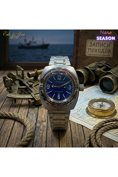 ESKİ YENİ ANTİK Vostok Amphibia 1967 Automatic Men's Wristwatch – 200m Diver,...