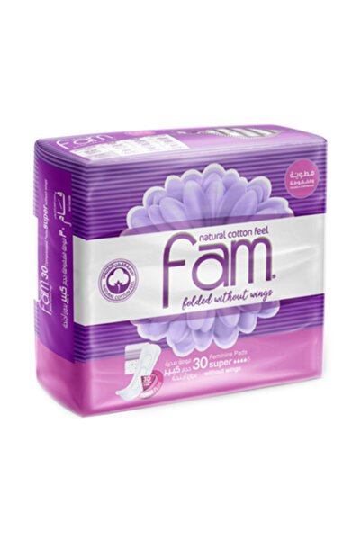 Napkins Fam Folded Pads Super-Size Without Wings 30 pads