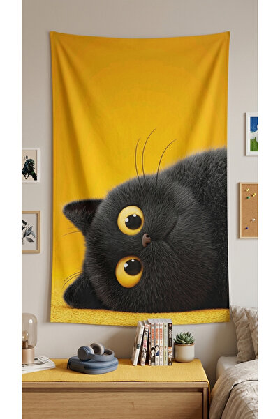 Vagonik Cat Wall Covering Wall Tapestry Quality Fabric