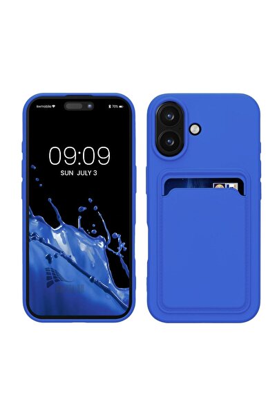 HANPORIUM غطاء سيليكون متوافق مع iPhone 17 مع حامل للبطاقات وحماية للكاميرا -...