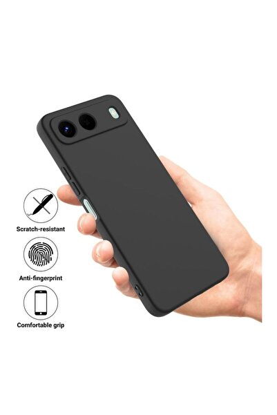 HANPORIUM Infinix Hot 60i 5G Uyumlu Silikon Kılıf - Pastel Renk Kamera Korumalı Esnek Kapak - Lacivert