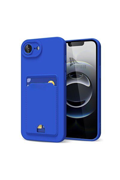 HANPORIUM غطاء سيليكون متوافق مع iPhone 17E مع حامل للبطاقات وحماية للكاميرا ...