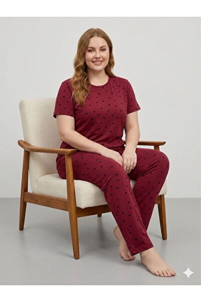 sleeproom Plus Size Summer Women's Pajama Set