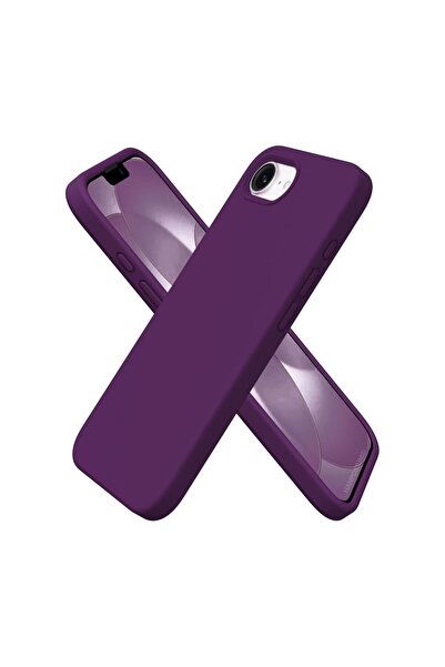 HANPORIUM غطاء سيليكون متوافق مع iPhone 17e - غطاء مرن بلون باستيل مع حماية ل...