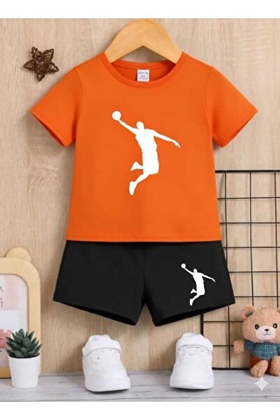 Nice Clothes ΚΑΛΟΚΑΙΡΙΝΟ ΠΑΙΔΙΚΟ ΣΕΤ ΜΠΛΟΥΖΑΚΙ-ΣΟΡΤΣ UNISEX (ΜΕ ΣΤΑΜΠΑ ΜΠΑΣΚΕΤ)