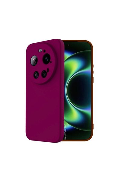 HANPORIUM حافظة سيليكون متوافقة مع هاتف Xiaomi 17 Ultra - غطاء مرن بلون باستي...