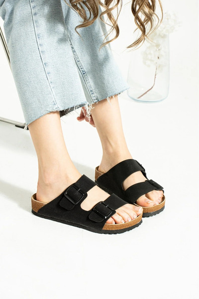 VIAJERO Παντόφλες Unisex με διπλή πόρπη για καθημερινή χρήση