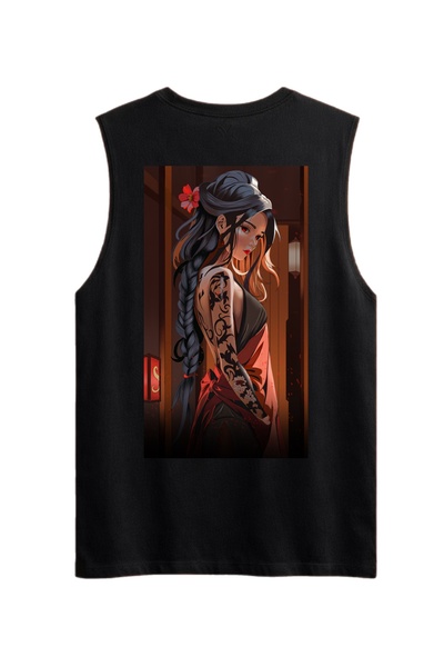 Rabona Fashion Sessiz Güç – Μινιμαλιστικό T-Shirt / Φανελάκι με Ιαπωνική Γραφ...