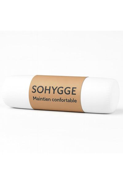 Dotail SOHYGGE Cylindrical Pillow, 180 cm, filled with recycled 3D siliconize...