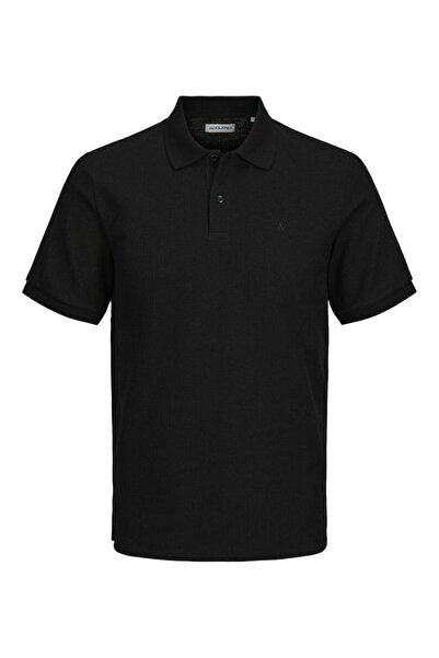 Jack & Jones 12268130 تي شيرت Jjeaustın Polo Ss Noos للرجال ذو ياقة بولو أسود