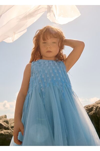 Abel & Lula Girl's Stylish Tassel Dress