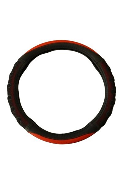 Umbrella Red -Leather Steering Wheel Cover 37-39 cm