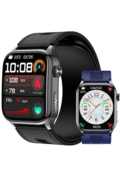 SANOTRAK Smartwatch Cord Tensiune cu Pompă, Meniu în Limba Română și Măsurare...