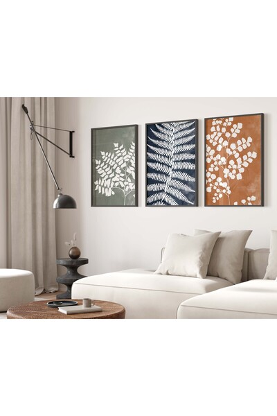 ALAYRA International مجموعة إطارات ملصقات جدارية من 3 قطع (40×60 سم) لديكور ا...