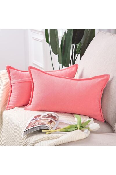 Dotail Madizz 2-piece pillowcase set, soft chenille design, 40 x 80 cm, polye...