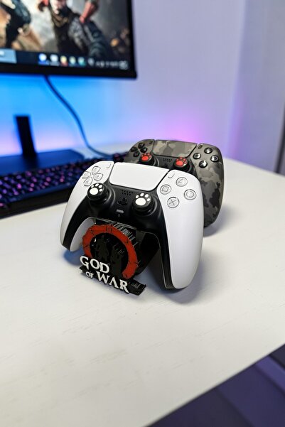 Valyria 3D Baskı Kol Tutucu Stand God of War Temalı – DualSense 2’li Controll...