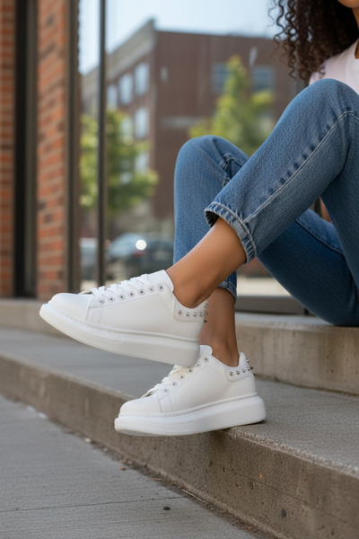 casualshoes Unisex sneakers made of ecological leather, super comfortable, VI...