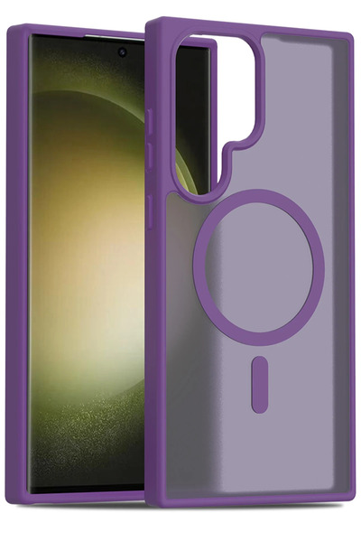 Joko غطاء جلاكسي إس 23 ألترا جوتا ماج سيف - (192256) أرجواني غامق