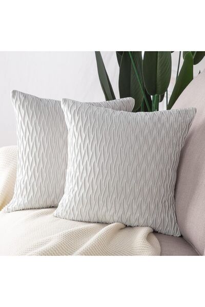 Dotail Set of 2 MADIZZ decorative pillow covers, super-soft velvet, premium t...