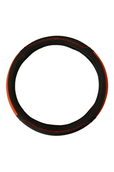 Umbrella Red -Leather Steering Wheel Cover 37-39 cm