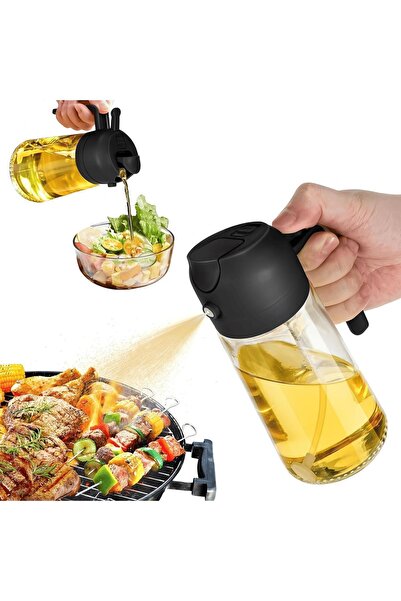 Dotail Lanyesky Ψεκαστήρας Λαδιού 2 σε 1, 470 ml, από γυαλί και PP χωρίς BPA,...