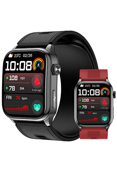 SANOTRAK Smartwatch Cord Tension with Pump, Menu in Romanian and Precise Meas...