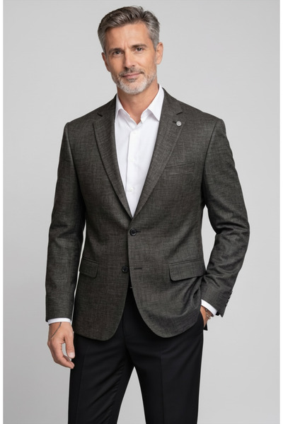 AtlasGiyim Men's Classic Cut Single Jacket (New Season)