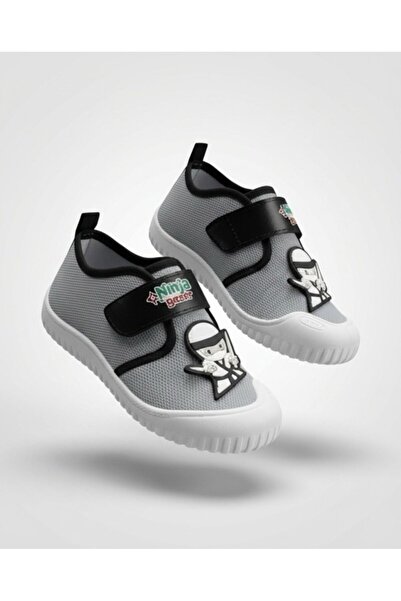 GEZER Момчешки плюшени удобни чехли с велкро за регулиране за дома, училище и...