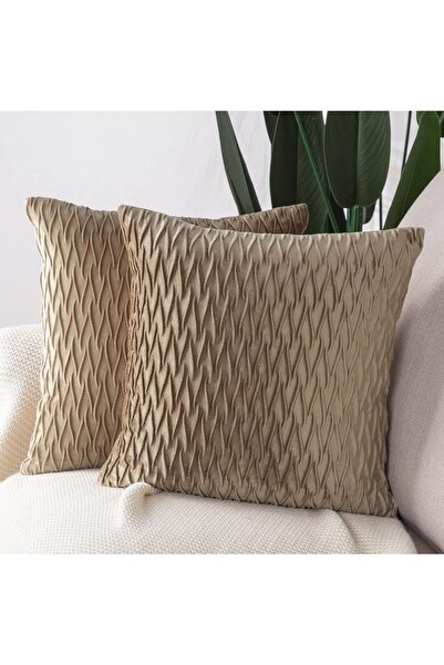 Dotail Set of 2 MADIZZ decorative pillowcases, super-soft velvet, premium tex...