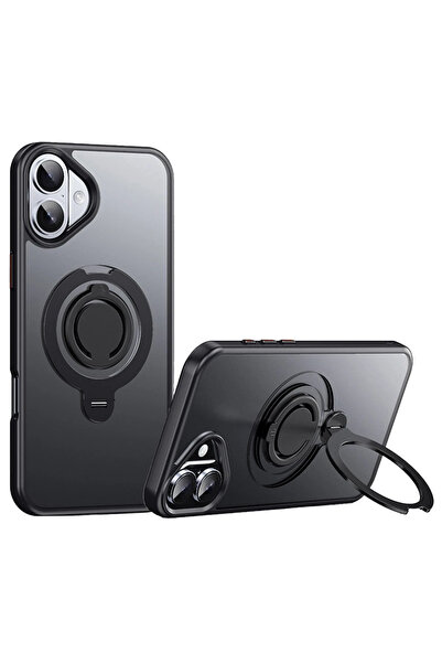 Joko GLD-SPT- غطاء ماج سيف دوار 360 درجة لهاتف آيفون 16 بلس (192244) - أسود