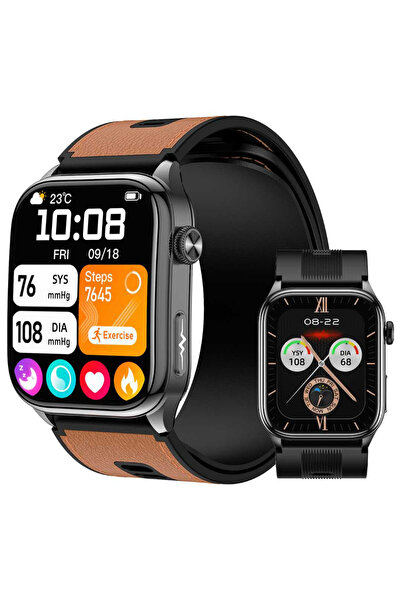 SANOTRAK Smartwatch Cord Tension with Pump, Menu in Romanian and Precise Meas...