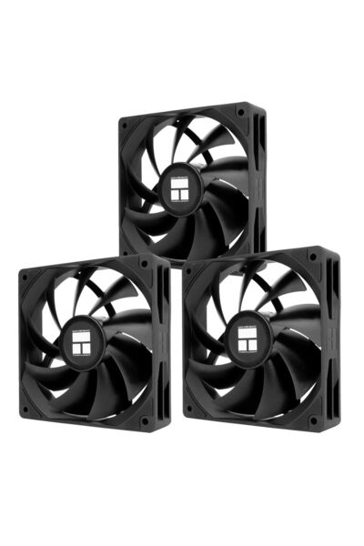 Dotail Set of 3 Thermalright TL-C12C-X28 X3 PC fans, 4-pin PWM, 1550 RPM, 120...