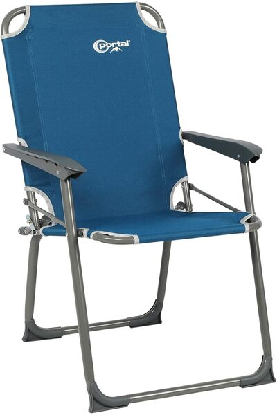 Dotail Scaun de camping pliabil Portal, capacitate de greutate 150 kg, 45 x 4...